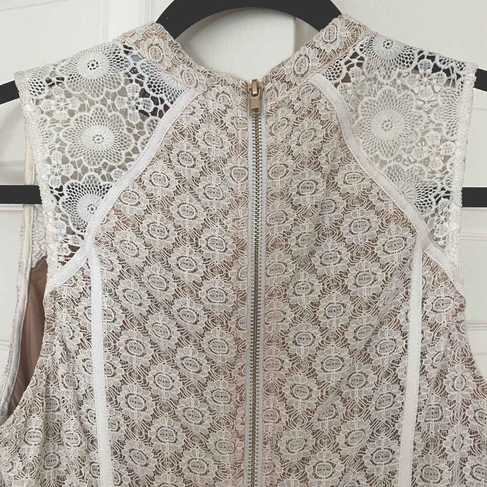 Urban Outfitters white lace mini dress